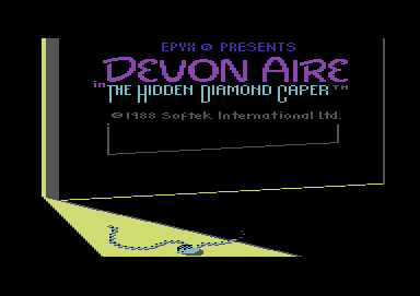 Devon Aire In The Hidden Diamond Caper screenshot 2 for Commodore 64